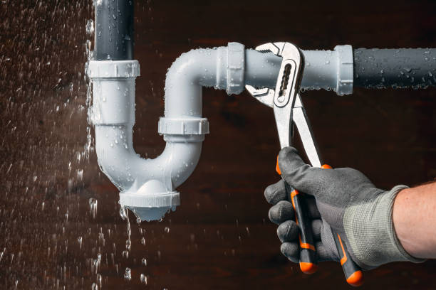 Professional Emergency Plumber technician working in Almelund, MN